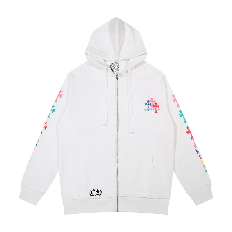 Chrome Hearts Multi Color Cross Hoodie