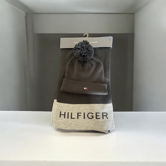 Tommy Hilfiger Scarf/Beanie Set.