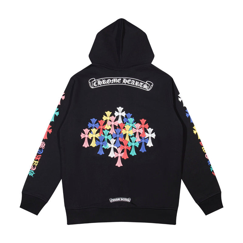 Chrome Hearts Multi Color Cross Hoodie