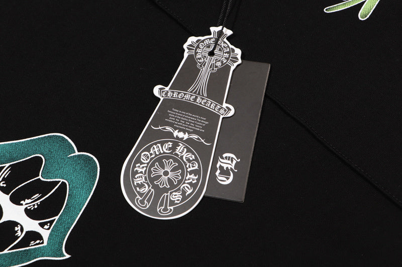 Chrome Hearts Multi Color Cross Cemetery Hoodie Black