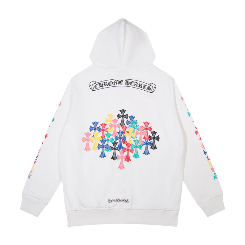 Chrome Hearts Multi Color Cross Hoodie